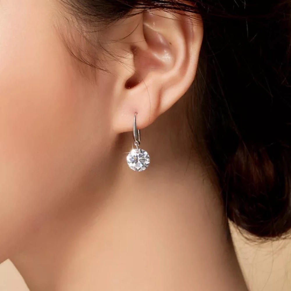 New Luxury 925 Sterling Silver Earrings - Picture 4 of 7